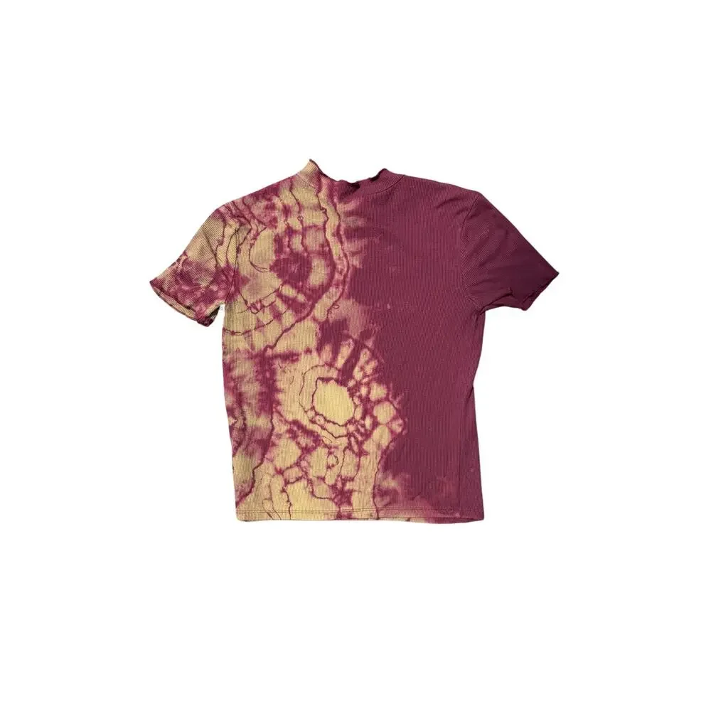 Tie Dye Stretchy Shirt | Children's Top | Geode Tie - Reverse Dye